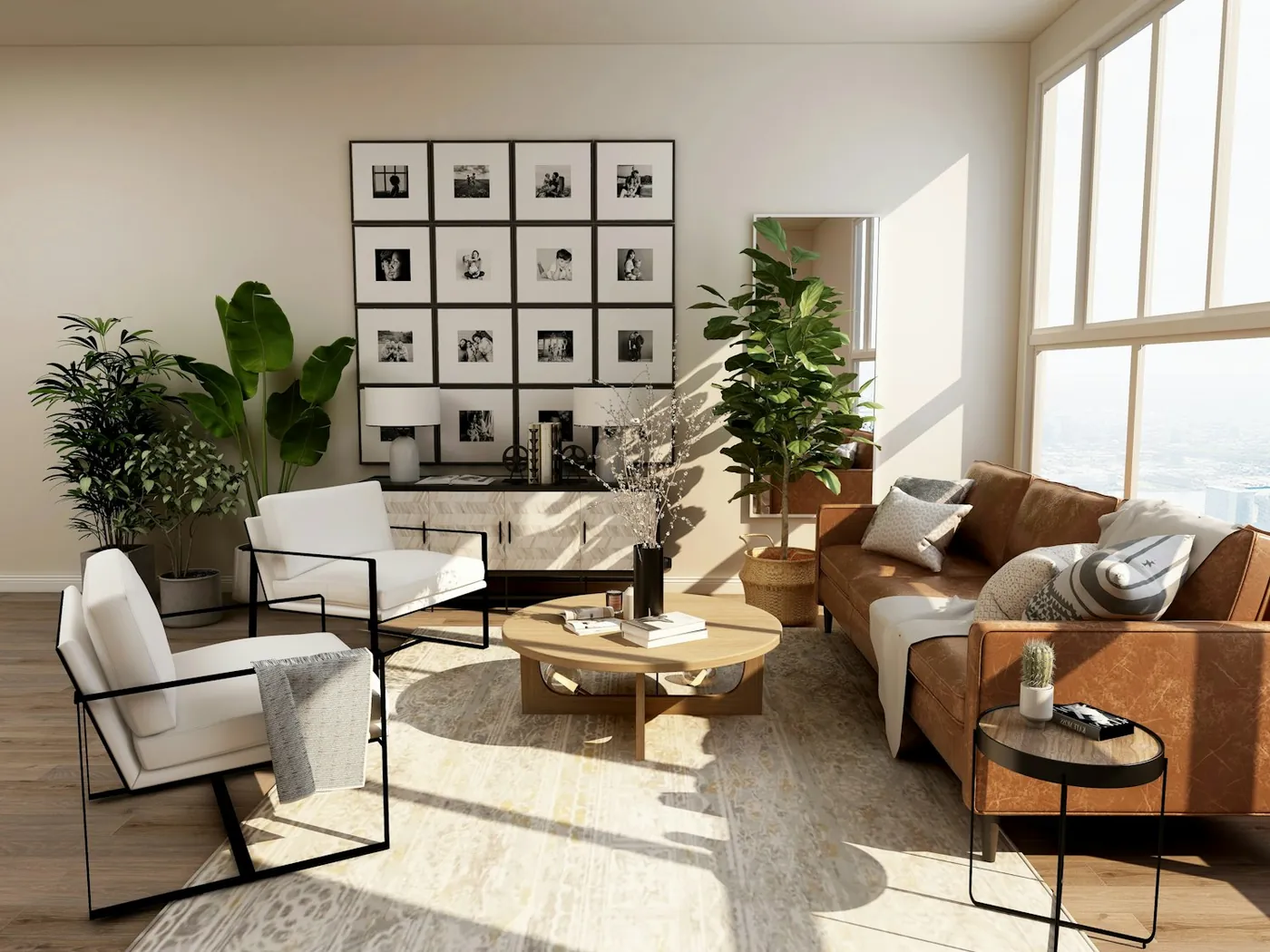 The Atrium, dining table furnished apartment